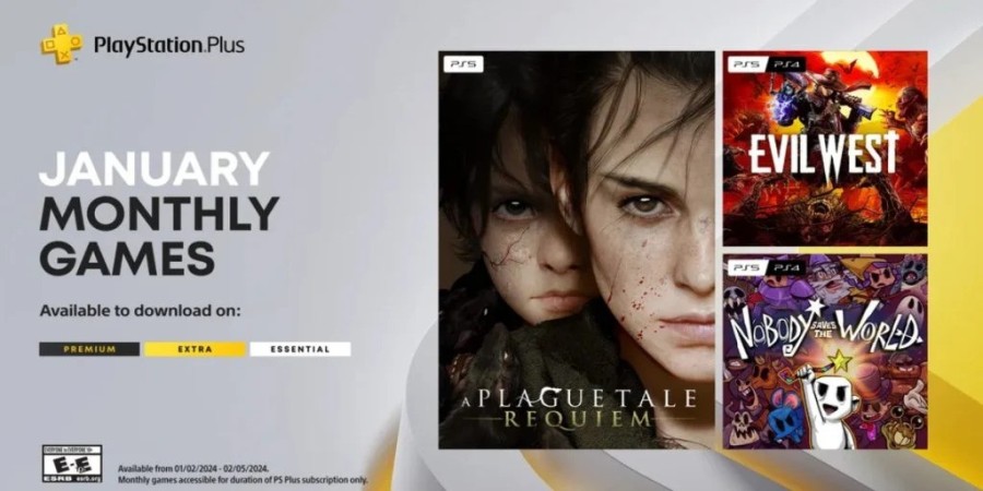 SONY PS - Free PlayStation Plus Games for January 2024 SONY PS - Free PlayStation Plus Games for January 2024